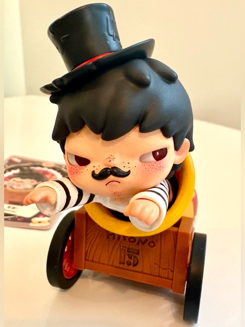Hirono “3-2-1 Boom” Canon from Pop Mart’s 15th Anniversary series.